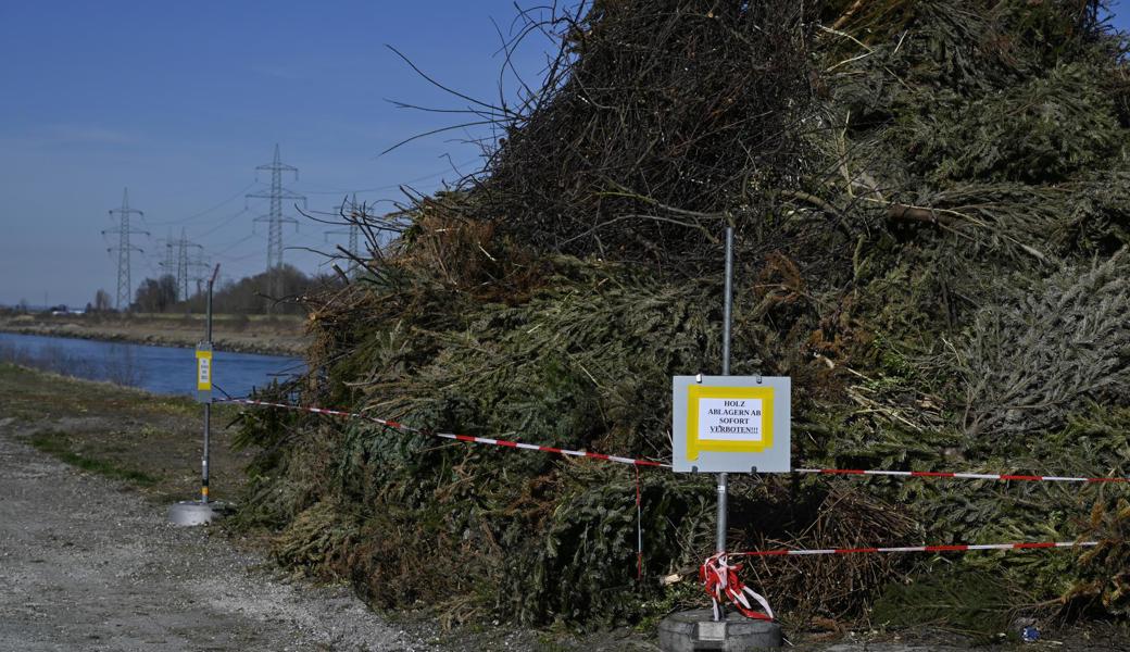 Der Montlinger "Facklahufa" wird nicht angezündet. 