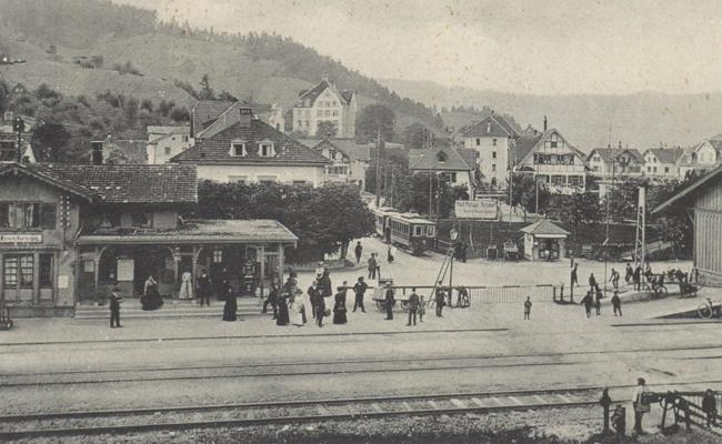 Bahnhof auf geschenktem Boden