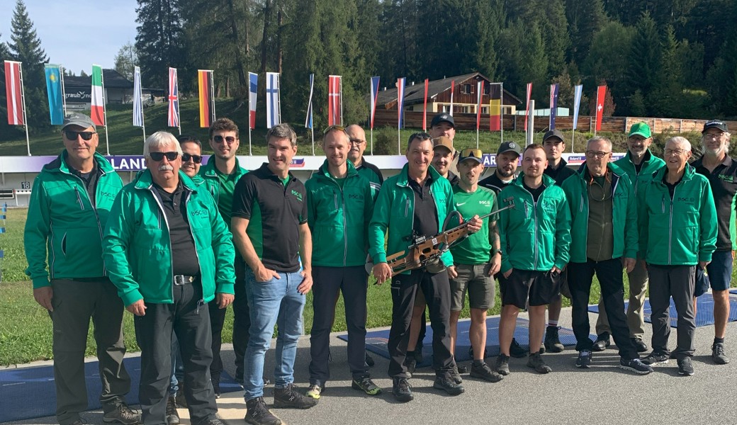 Der Ballspielclub Eichenwies zu Gast in der Biathlon-Arena Lenzerheide.