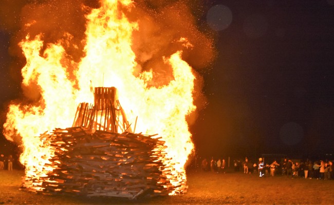 Widnauer Funken: Der Helm des Wikingers entflammte schnell