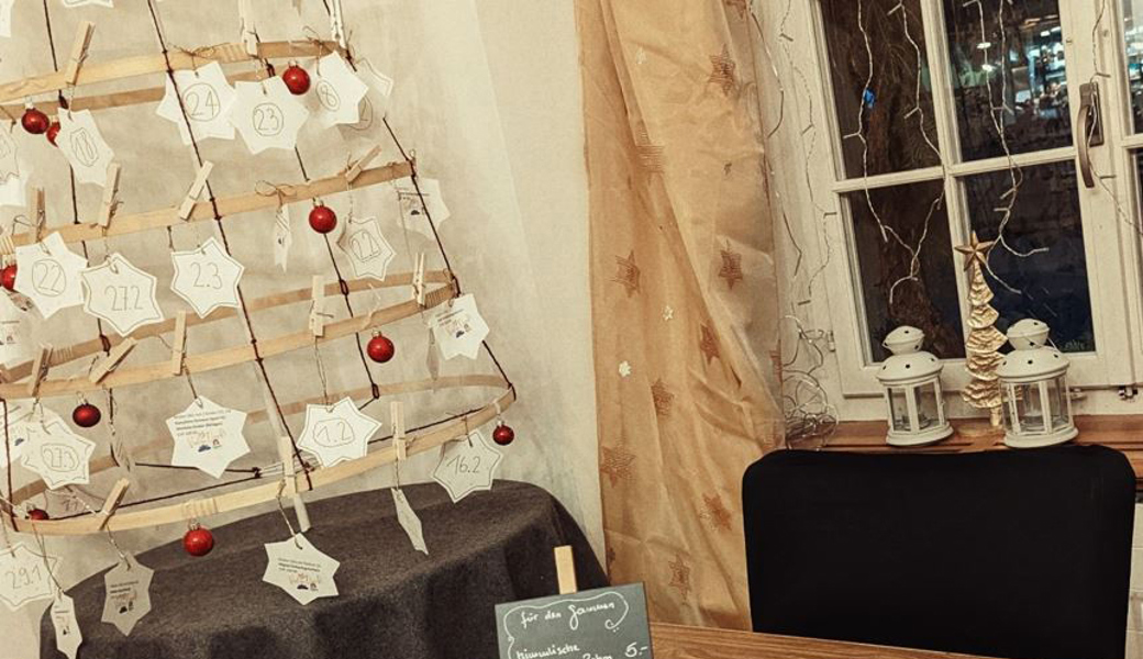 Das «Reburg»-Kafi präsentiert sich vom 26. November bis am 21. Dezember weihnachtlich.