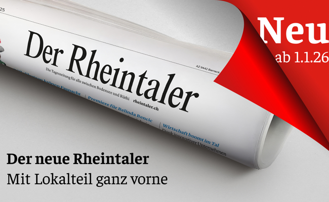 «Der Rheintaler» bringt den Lokalteil nach vorne