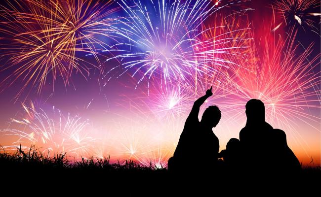 Feuerwerk - aber sicher