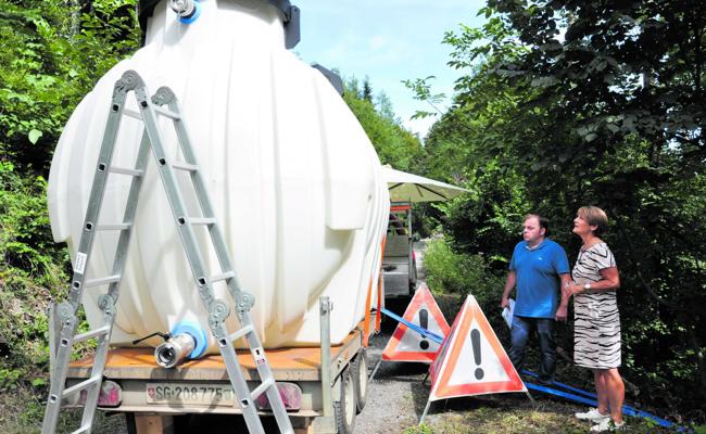 Kurzzeitig auf dem Trockenen