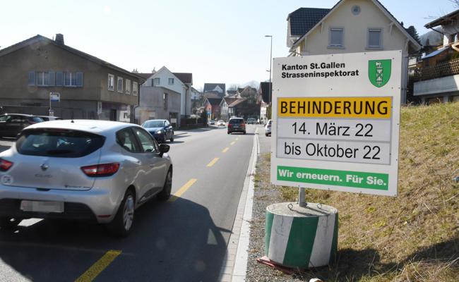 Die Bauarbeiten gehen schon wieder los