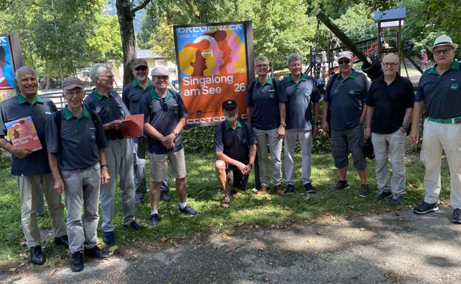 Männerchor erlebt unvergesslichen Singalong bei den Bregenzer Festspielen