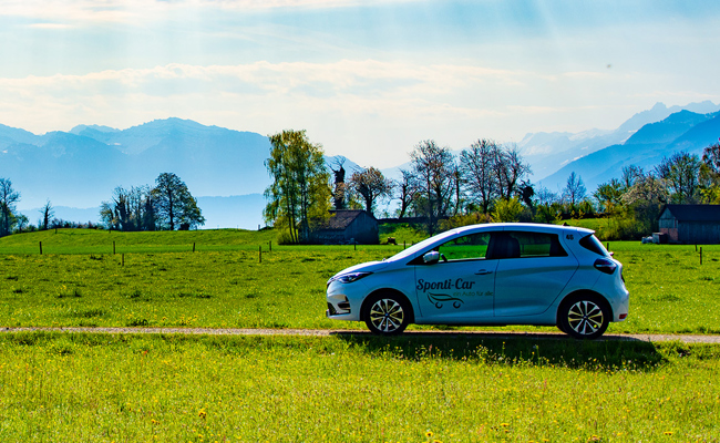 Gemeinde stellt ein Elektro-Mietauto zur Verfügung