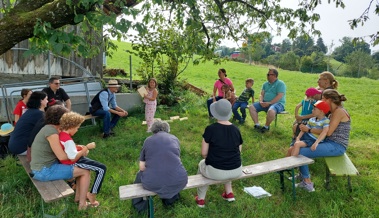 Kirche Kunterbunt war auf dem Biohof zu Gast