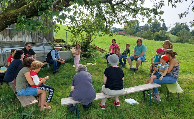 Kirche Kunterbunt war auf dem Biohof zu Gast