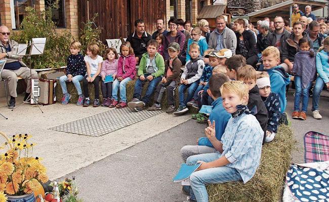 Erntedankfest auf dem Bauernhof