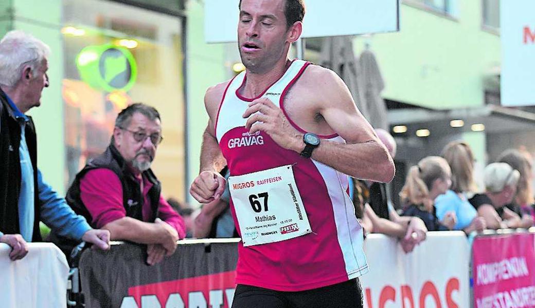 Schnellster Rheintaler: Mathias Nüesch aus Widnau. Schnellster Rheintaler: Mathias Nüesch aus Widnau.