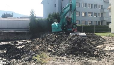 Aushubarbeiten am Hirschenweg haben begonnen