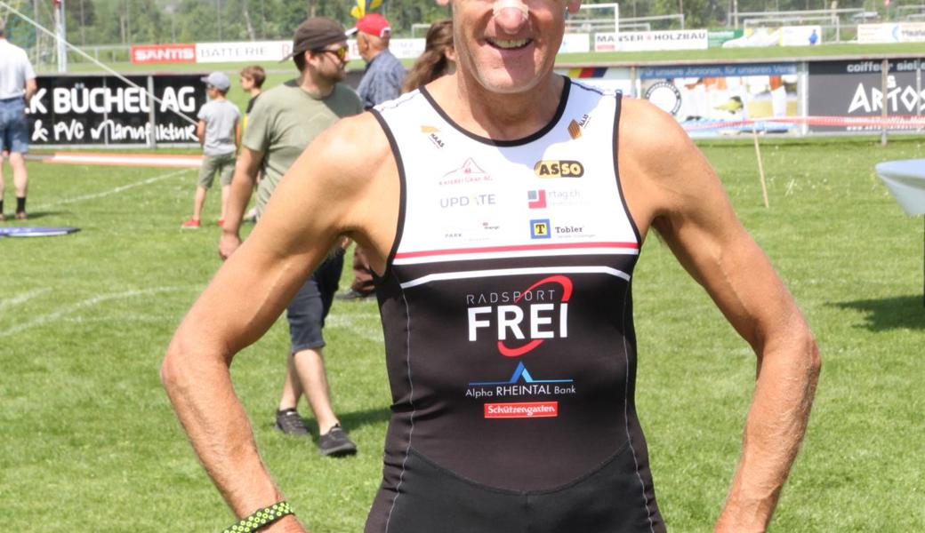 Alexander Schawalder paddelte beim Tri Top Team und bestritt auch noch alle Disziplinen in der Kategorie Rhy Man Senior. 