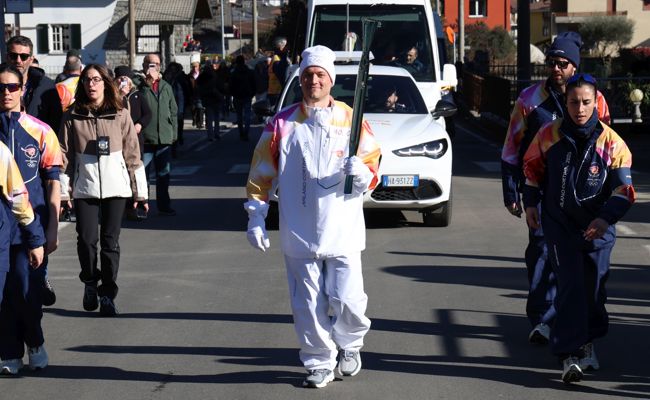 Auf besonderer Mission: Benno Keel als Fakelläufer der Olympischen Winterspiele