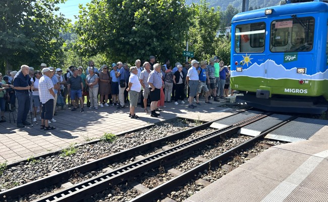 Veteranen-Ausflug führte auf die Rigi