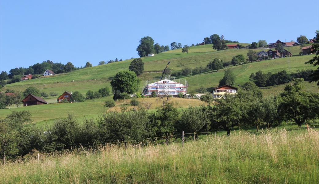 Der Neubau an der Stelle des früheren Aussichtsrestaurants Ziel am Altstätter Kornberg.