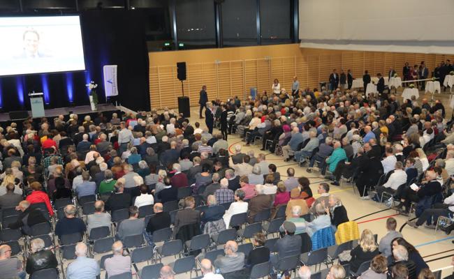 1200 Besucher am Anlass mit Jens Korte in Oberriet