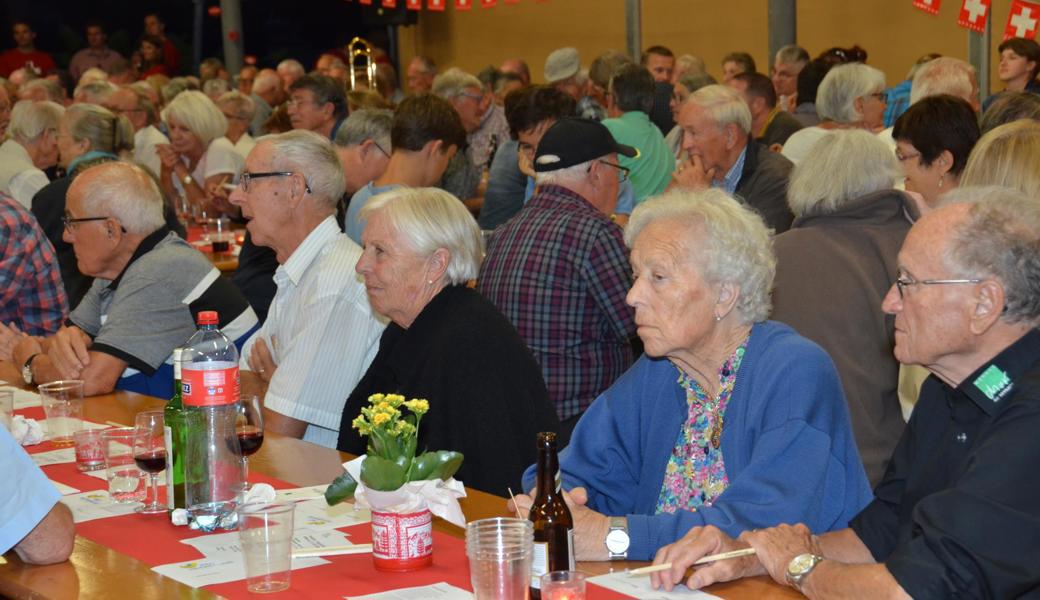Gut besucht war die regionale Bundesfeier der Dörfer Heerbrugg, Au und Berneck.