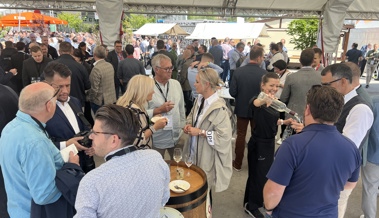 Der Rhema-Gwerblertag hat begonnen: Die Bilder vom Apéro