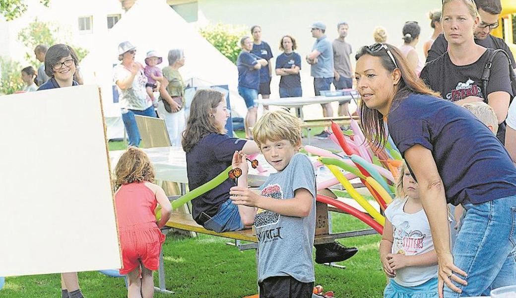 Auch die Kinder hatten ihren Spass: Am Samstag veranstaltete die Mütterrunde für sie ein eigenes Kinderfest.