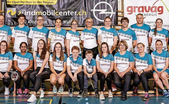 Badmintonvereinigung Rheintal mit neuem Dress