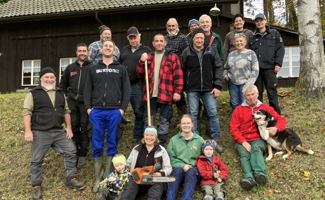 Pflegearbeiten im Naturschutzgebiet Held in Berneck