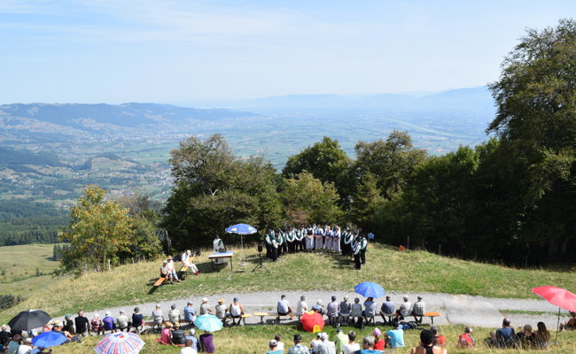 Alpgottesdienst auf dem Montlinger Schwamm