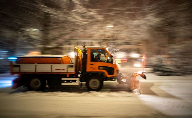 Für den Fall, dass es Schnee gibt: Weisungen der Gemeinde