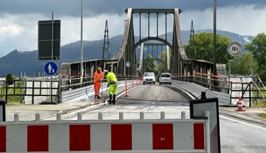 Nach Sperre: Die Wiesenrainbrücke ist wieder zweispurig befahrbar