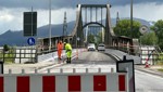Nach Sperre: Die Wiesenrainbrücke ist wieder zweispurig befahrbar