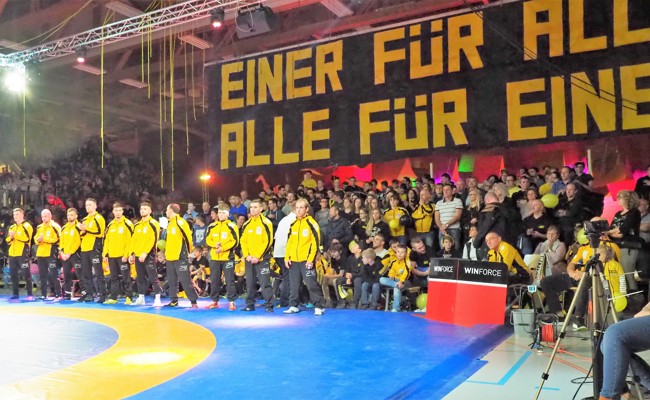 Die Kriessner Ringer kämpfen nach vier Jahren Unterbruch wieder in Widnau um den Meistertitel