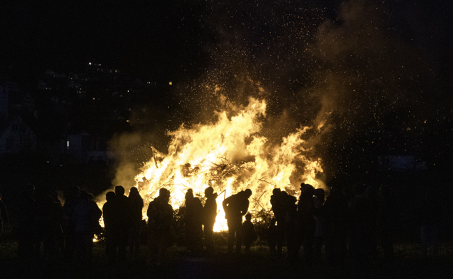 Den Winter verabschiedet: Bilder vom Funken in Rebstein