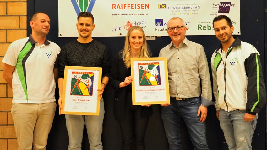 Die Ehrenpartner des Turnvereins Rebstein. Die Ehrenpartner des Turnvereins Rebstein.