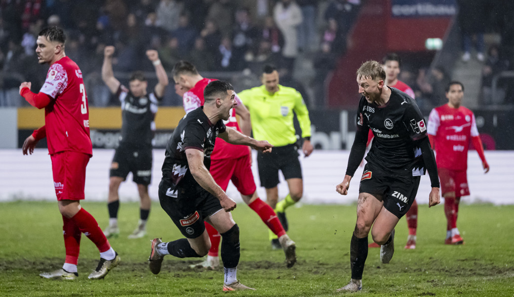 Schützenfest auf der Schützenwiese: St. Gallen besiegt Winterthur mit 5:1