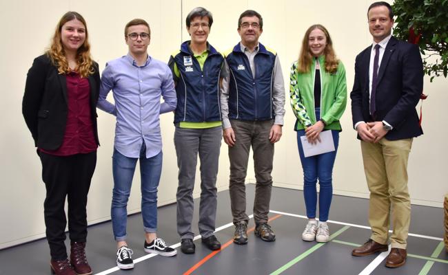 Für Freiwilligenarbeit, Sport und Erfolg im Beruf
