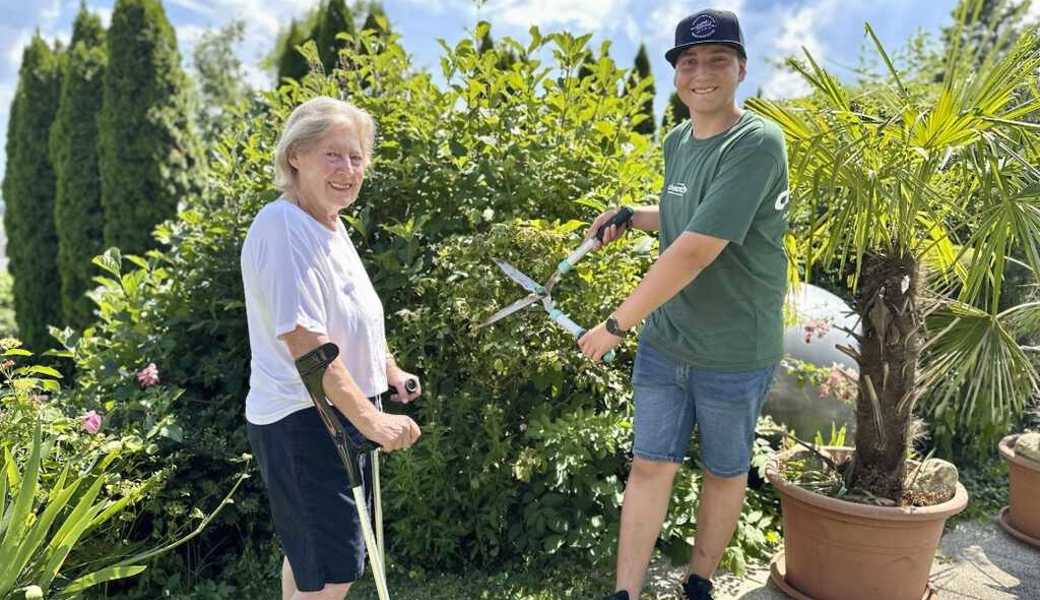 Ursula Reinberger und Miles Rubin sind eine geglückte Paarung der Jugendjobbörse. 
