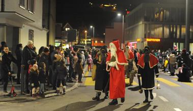 Grosser Empfang für den Samichlaus