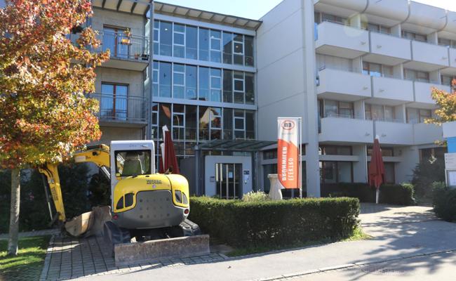 Haupteingang nicht mehr benutzbar
