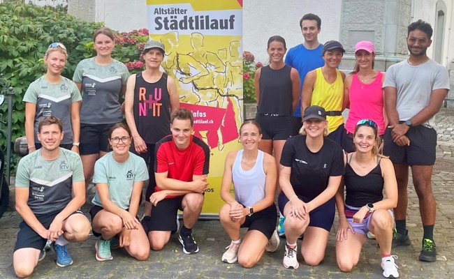 Mit einem Community Run auf den Städtlilauf eingestimmt