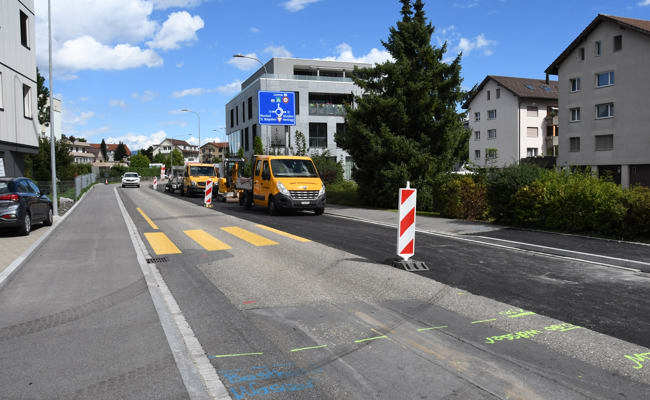 In der Nacht auf Dienstag ist die Berneckerstrasse wegen Bauarbeiten voll gesperrt