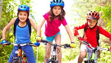 Vorderländer Kinder an der Veloprüfung
