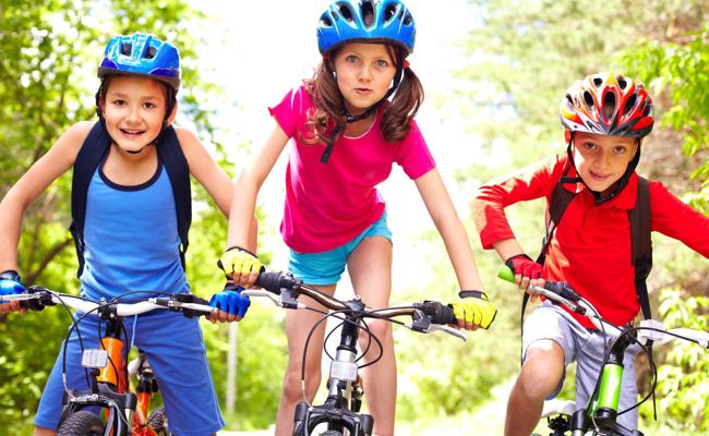 Vorderländer Kinder an der Veloprüfung