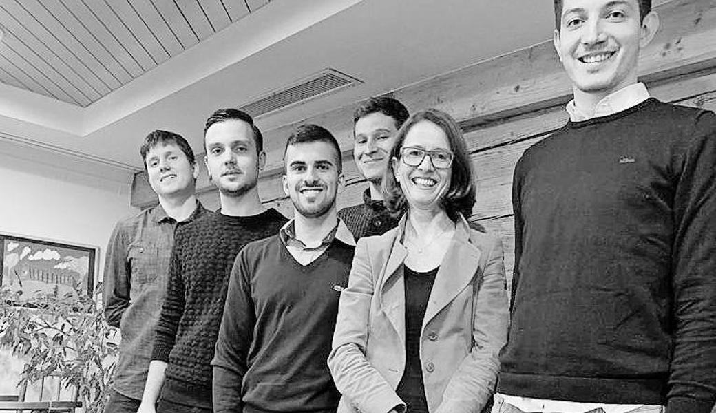 Von links: Stefan Güntert, Engjull Halimi, Schehryar Malik, Thomas Percy, Susanne Vincenz-Stauffacher, Vullnet Sadiku.  Bild: pd