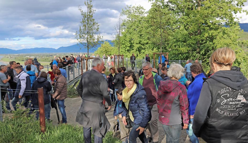 Am Montlinger Bergli entstand ein ökologisch aufgewerteter Erlebnisraum. Indem auf Biodiversität geachtet wurde, soll es gelingen, dass Wiedehopf und Zauneidechsen wieder im Gebiet ansässig werden.