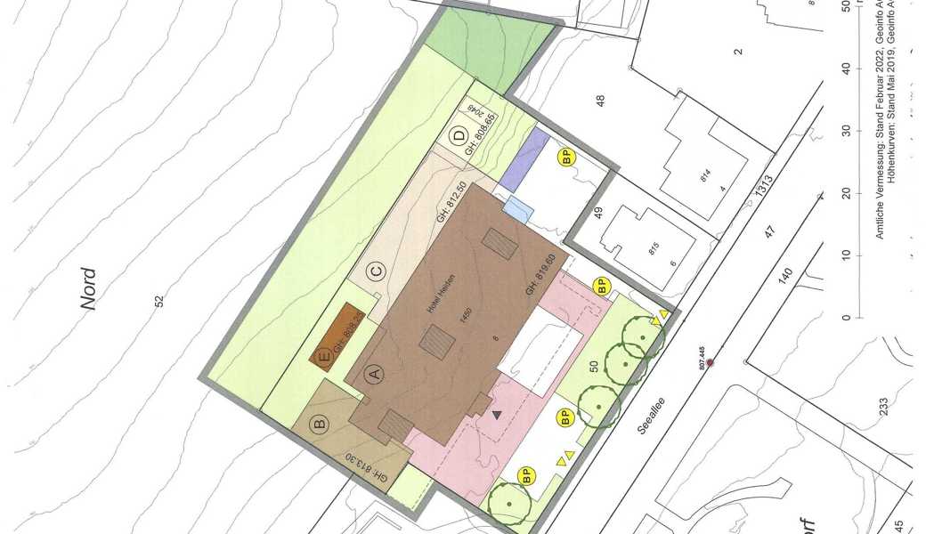 Das Restaurant des Hotels Heiden wird erweitert und der Wellnessbereich aufgewertet. Darstellung: pd