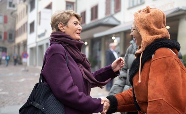 Bundesrätin Karin Keller-Sutter wäre wieder an der Reihe