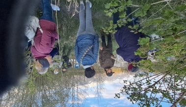 Jäger gingen mit Bäuerinnen und Landfrauen auf Exkursion