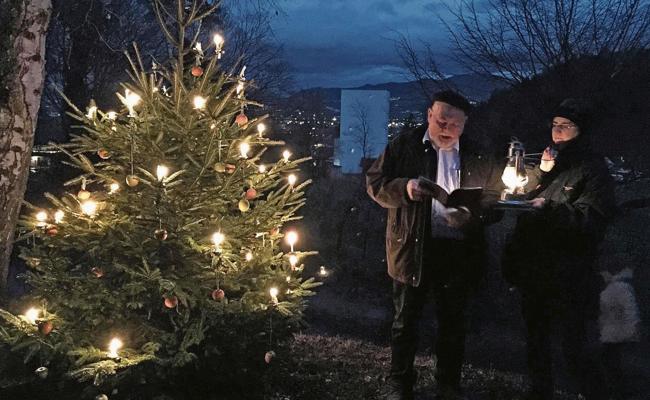 Familien feierten Waldweihnacht