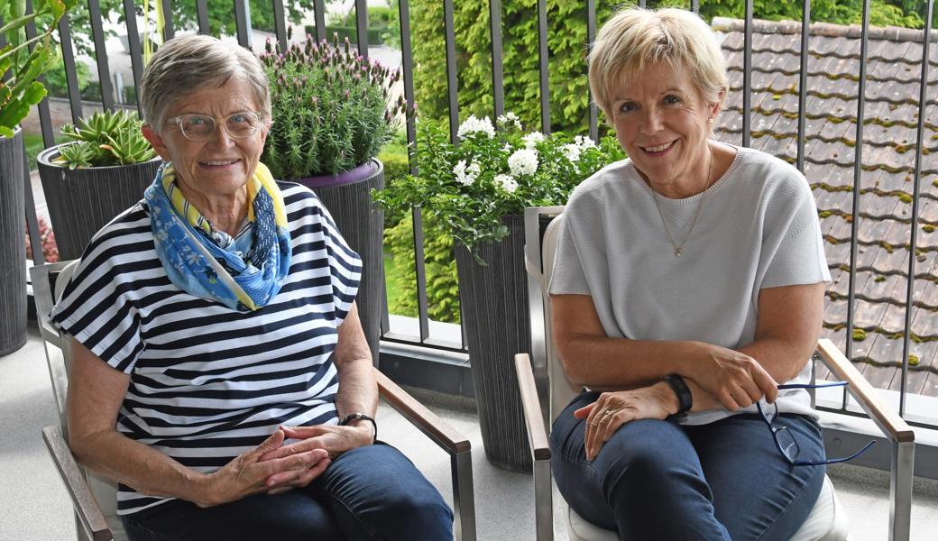 Mit dem Projekt cara. erfährt der Gemeinnützige Frauenverein Diepoldsau neuen Schwung. Präsidentin Irma Kehl (links) und «cara.»-Initiantin Käthi Witschi sehen den Anerkennungspreis des Dachverbandes als Ansporn, den Verein weiter zu modernisieren.