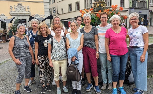 Plan B hat sich gelohnt - Die Gymnastikgruppe auf Reisen